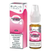 Strawberry Ice Cream - ELFLIQ - Nic Salt E-Liquid 20 MG