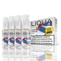4 Pack - Cuban Cigar Tobacco - Liqua - E-Liquid 6MG