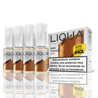 4 Pack - Dark Tobacco - Liqua - E-Liquid 6MG
