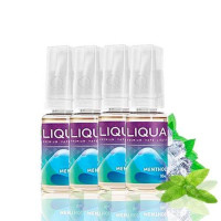 4 Pack - Menthol - Liqua - E-Liquid 6MG