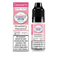 Strawberry Macaroon - Dinner Lady - Nic Salt E-Liquid 10MG
