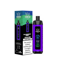 Blueberry Mint - Al Fakher Crown Bar Pro 8000 Dual Mode - Disposable Vape