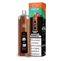 ⁠Orange Mint - Al Fakher 8000 CRYSTAL - Disposable Vape