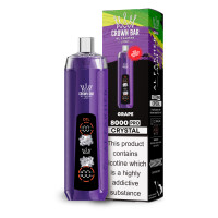 ⁠Grape - Al Fakher 8000 CRYSTAL - Disposable Vape