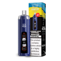 ⁠Blueberry Sour Raspberry - Al Fakher 8000 CRYSTAL - Disposable Vape