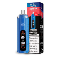 ⁠Blueberry Raspberry - Al Fakher 8000 CRYSTAL - Disposable Vape