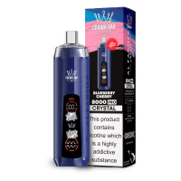 ⁠Blueberry Cherry - Al Fakher 8000 CRYSTAL - Disposable Vape
